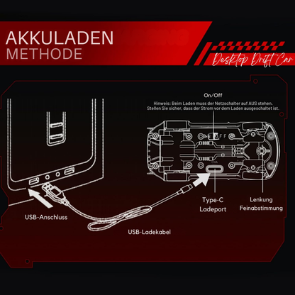 Mini RC-Driftauto 1:64